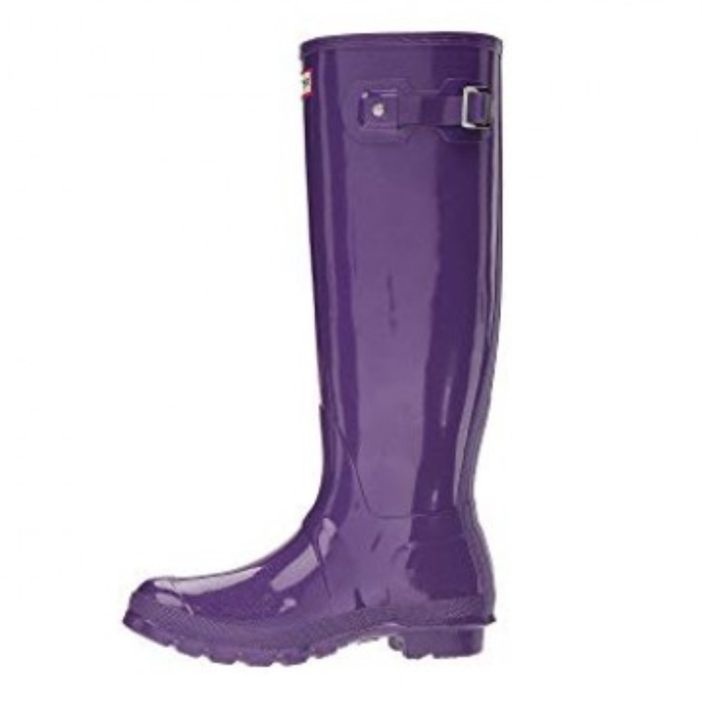 Purple Hunter Boots; Size 6